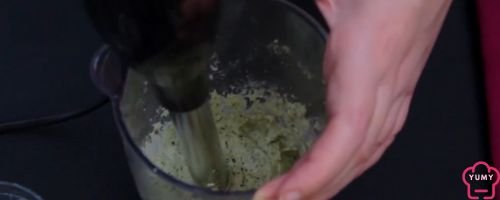 Combine Pesto with Cheese
