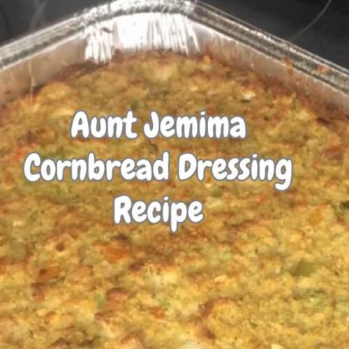 Aunt Jemima Cornbread Dressing Recipe