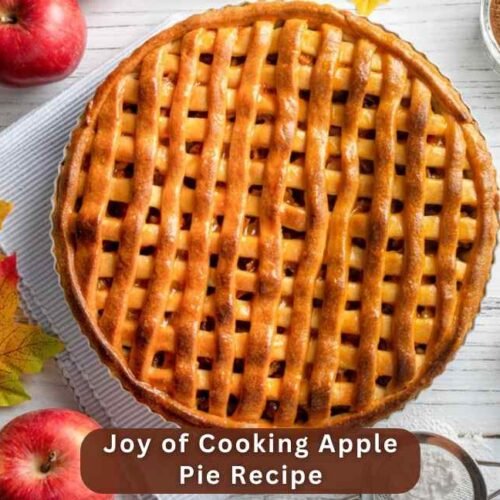 Joy of Cooking Apple Pie Recipe