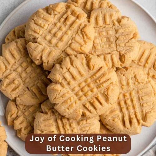 Joy of Cooking Peanut Butter Cookies Recipe