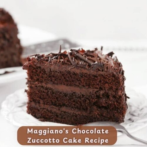 Maggiano's Chocolate Zuccotto Cake Recipe