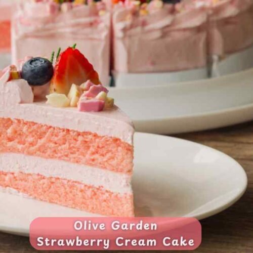 Olive Garden Strawberry Cream Cake recipe