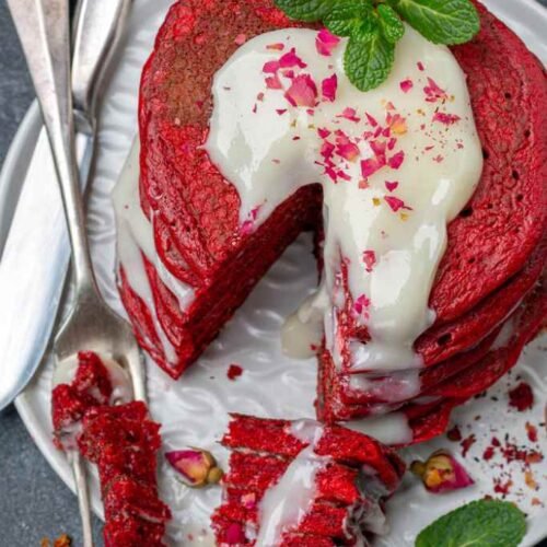 Red Velvet Pancakes Recipe