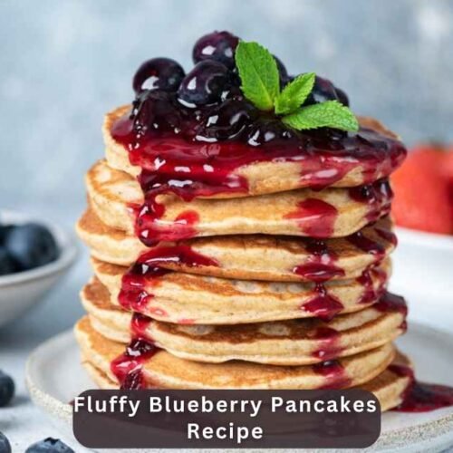 Fluffy Blueberry Pancakes Recipe