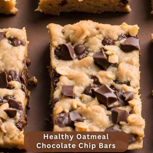 Healthy Oatmeal Chocolate Chip Bars Recipe