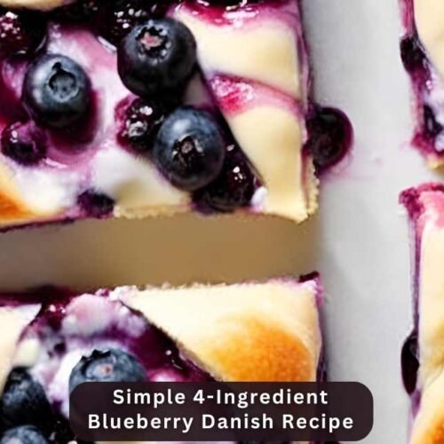 Simple 4-Ingredient Blueberry Danish Recipe for Two