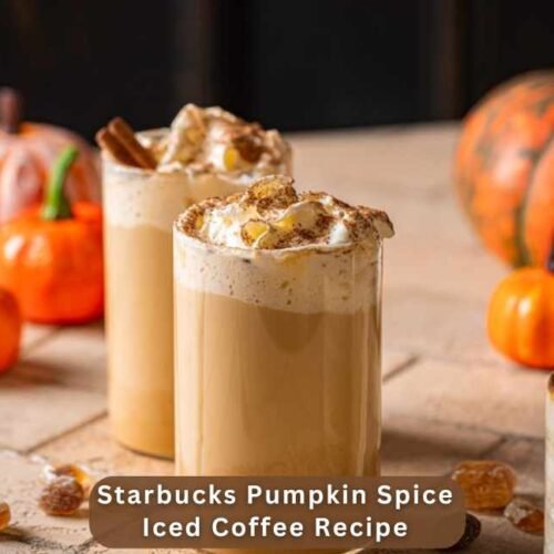 Copycat Starbucks Pumpkin Spice Iced Coffee Recipe