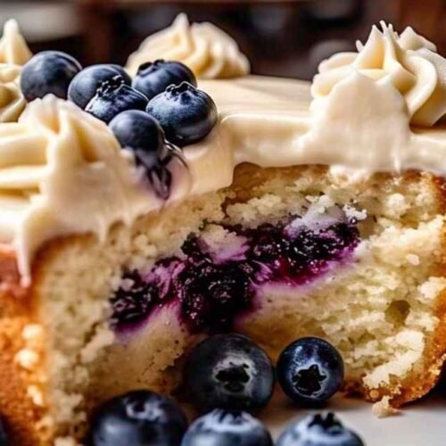 Blueberry Cream Cheese Coffee Cake Recipe