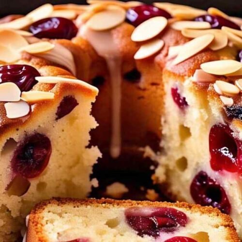 Cherry Almond Pound Cake Recipe