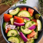 Marinated Cucumbers Onions and Tomatoes Recipe