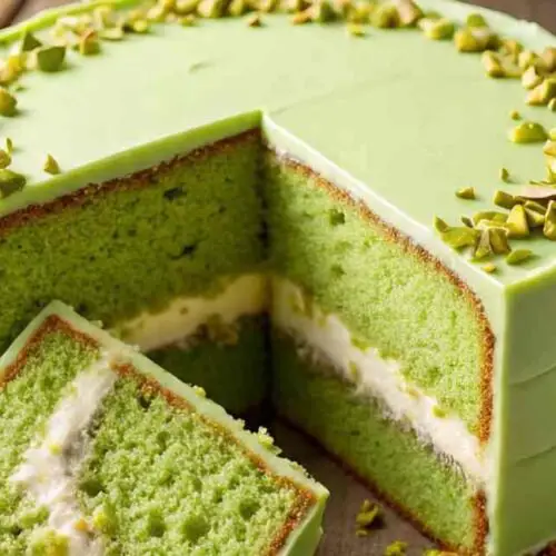 Pistachio Cake Recipe with Cake Mix